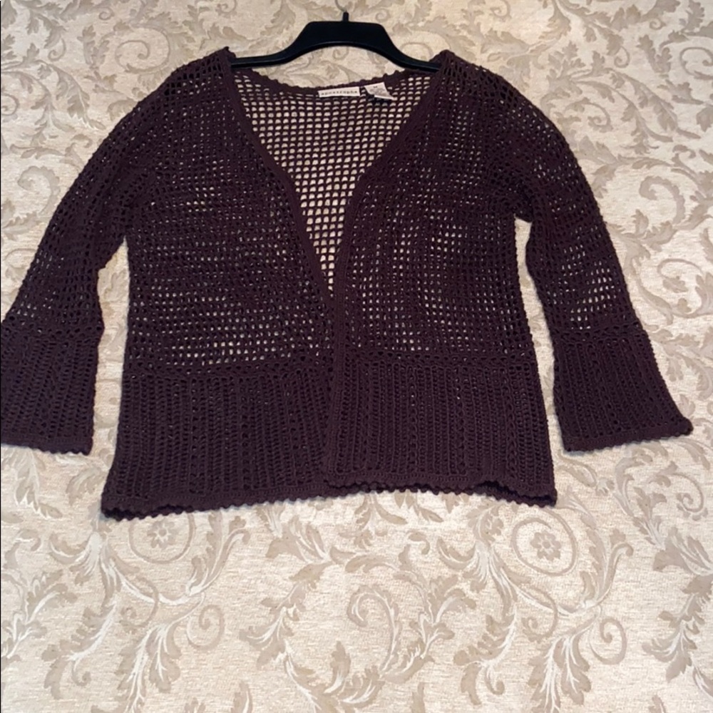 Apostrophe Open Woven Jacket Medium - Picture 2 of 6